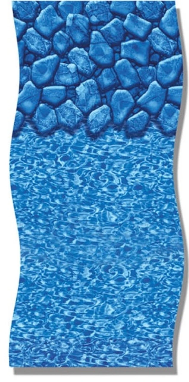 Swimline 12'x24' Oval Boulder Swirl Overlap Above Ground Pool Liner 25 Gauge 48"-54" Tall Wall 3 Swimline 12'x24' Oval Boulder Swirl Overlap Above Ground Pool Liner 25 Gauge 48"-54" Tall Wall