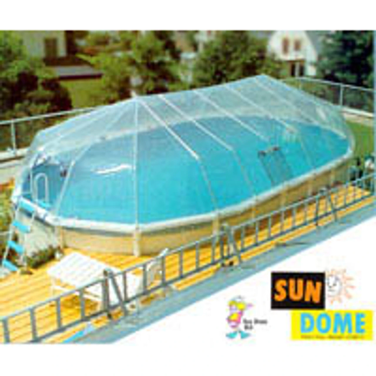 Fabrico Sun Dome For 15' X 25' Oval For Above Ground Pool 4 Fabrico Sun Dome For 15' X 25' Oval For Above Ground Pool - Image 2