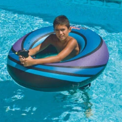 Swimline 40" Inflatable Power Blaster Super Squirter Ring
