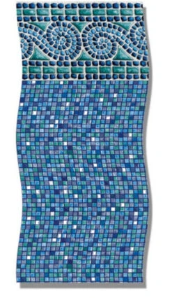 Swimline 21' X 42' Oval Portofino Unibead Above Ground Pool Liner 25 Gauge