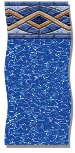 Swimline Liberty Tile 33' Round 25 Gauge Unibead Above Ground Pool Liner