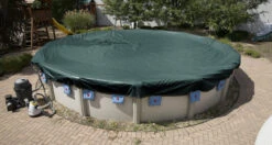 Supreme Plus Winter Pool Cover For 18 Ft Round Pools, 12 Year Warranty