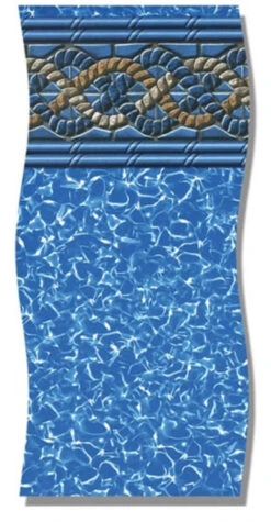 Swimline 24' Round Unibead Above Ground Pool Liner - 25 Gauge - Mystri Gold - 52" Or 54" Wall