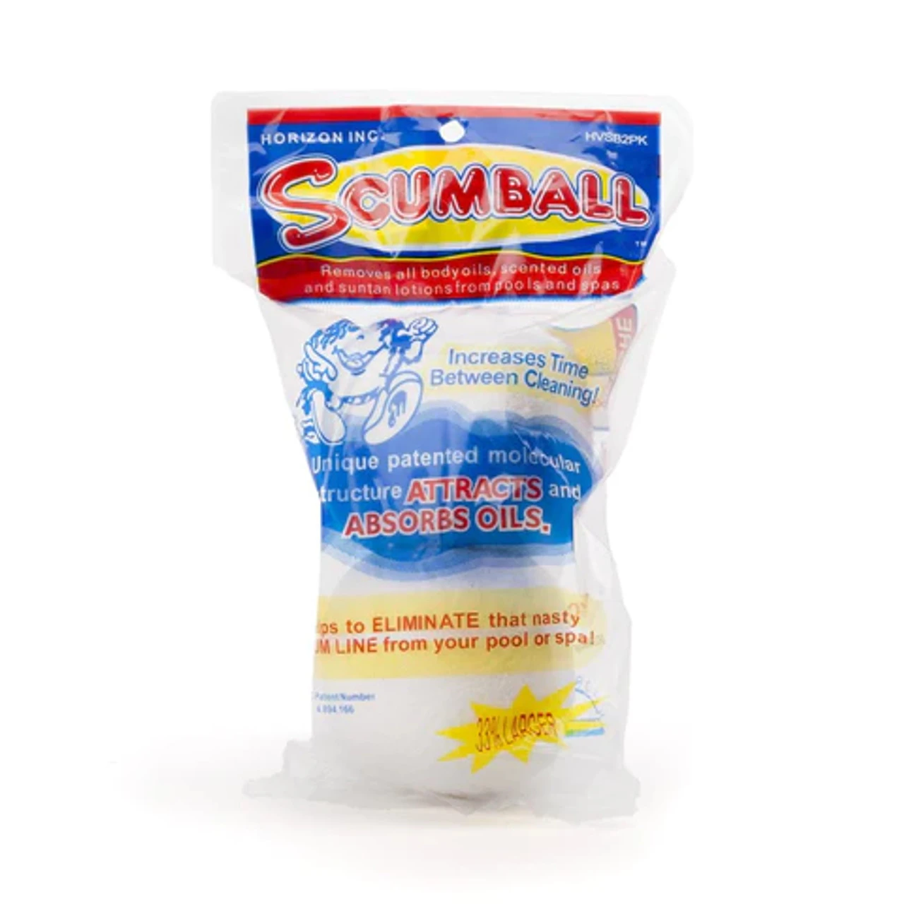 Horizon Scumballs Oil And Scum Absorber For Hot Tubs 2-Pack 4 Horizon Scumballs Oil And Scum Absorber For Hot Tubs 2-Pack - Image 2