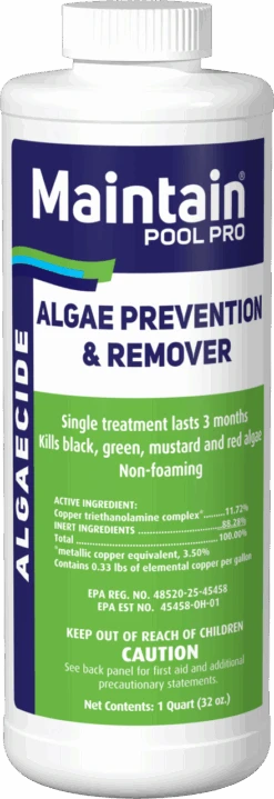 Maintain Algae Prevention & Remover 11.72% Copper Algaecide