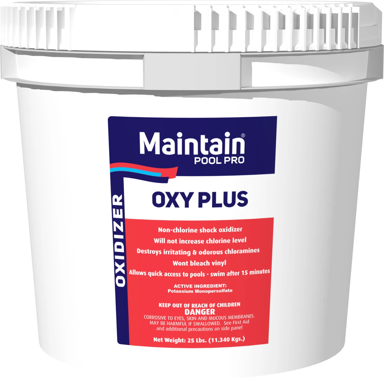 Oxy Plus Non-Chlorine Shock For Hot Tubs And Pools, 25lb Container 3 Oxy Plus Non-Chlorine Shock For Hot Tubs And Pools, 25lb Container