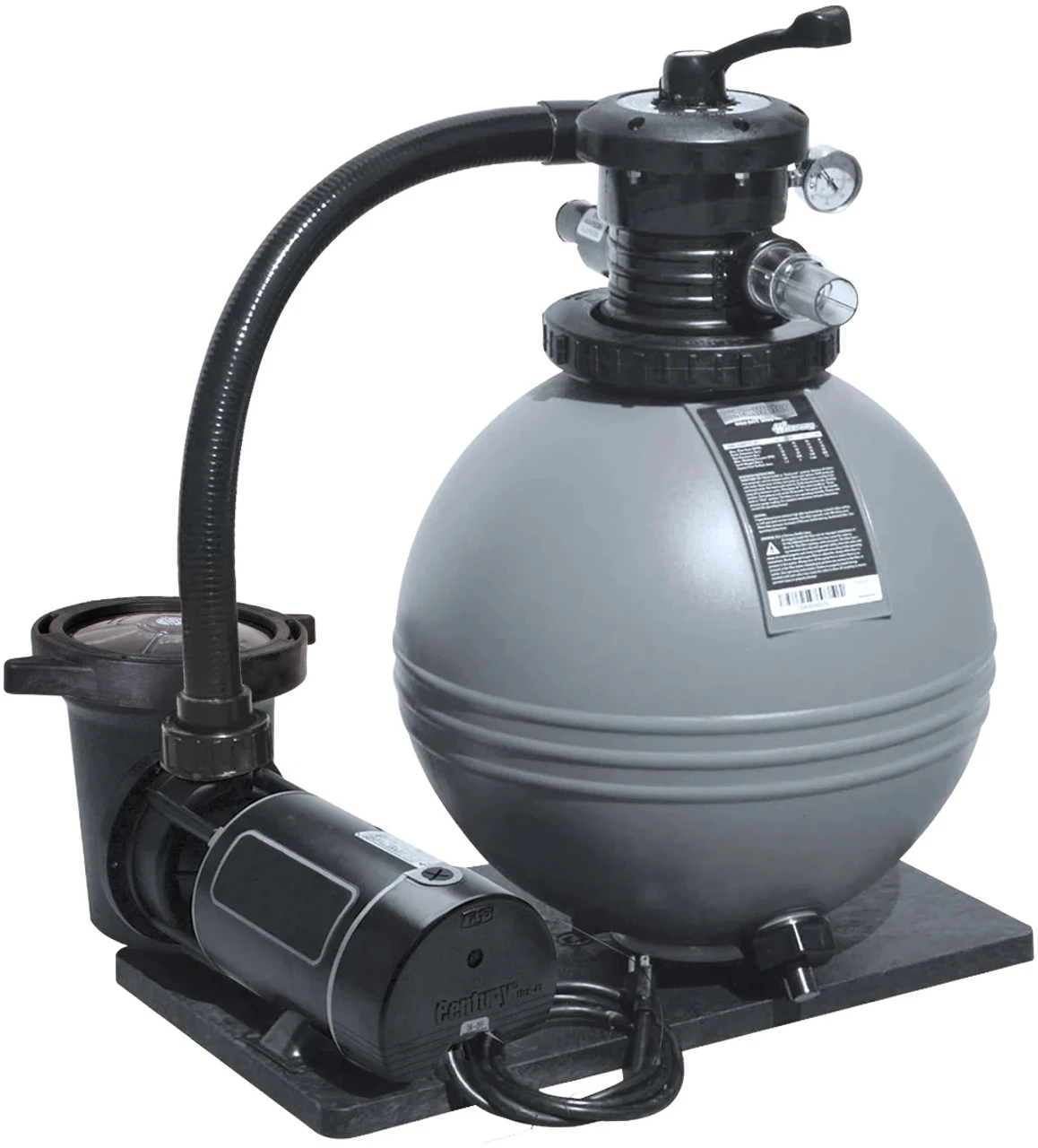 Waterway's TWM 19" Sand Pool Filter With Fully Rated 3/4 HP Pump For Above Ground Pools 3 Waterway's TWM 19" Sand Pool Filter With Fully Rated 3/4 HP Pump For Above Ground Pools