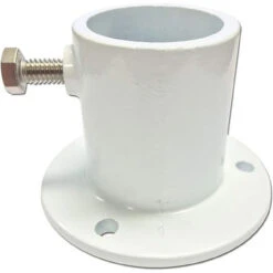 Swimline Hydrotools 8702 Cast Aluminum Above Ground Pool Ladder Deck Flange