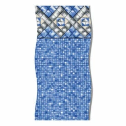 Swimline 15' X 25' Oval Diamond Cube Unibead Above Ground Pool Liner 25 Gauge
