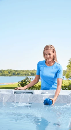 Spa FROG® @ease® Floating Sanitizer System 12 Spa FROG® @ease® Floating Sanitizer System -Pool Supplies Sale ease woman both 66618.1697054464