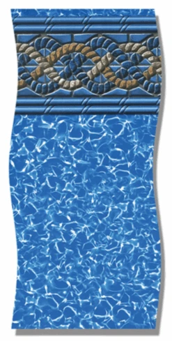 Swimline 10' X 15' Oval Mystri Gold Unibead Above Ground Pool Liner 25 Gauge