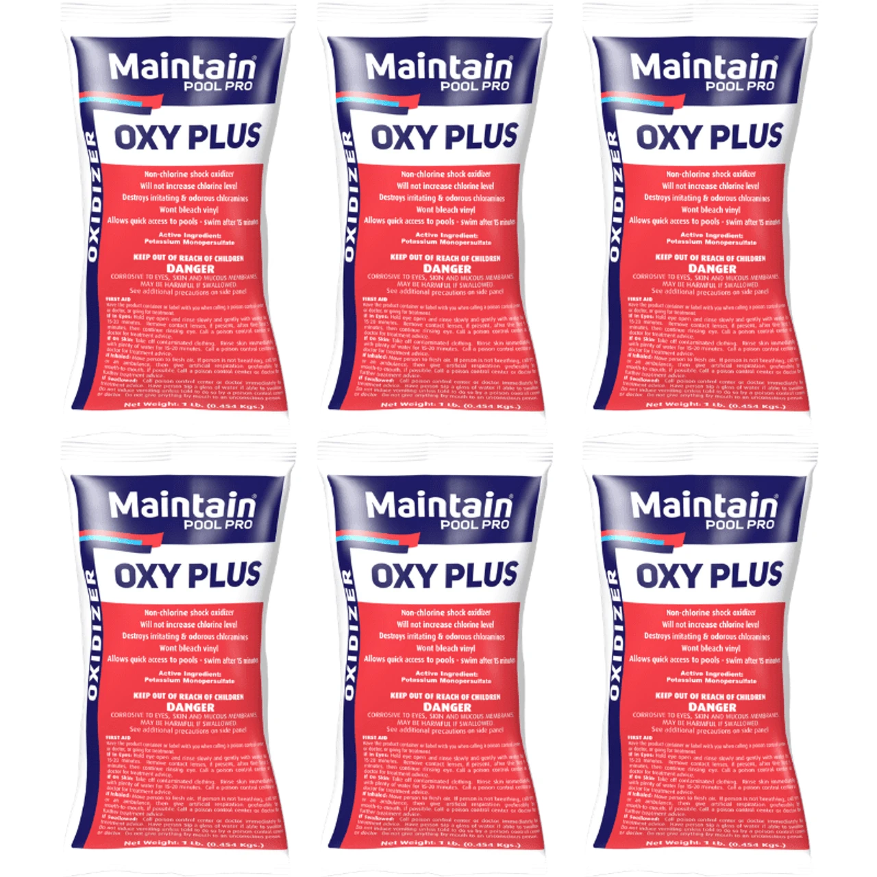 Oxy Shock Non-Chlorine Shock For Swimming Pools, 1lb Bag Bundles 3 Oxy Shock Non-Chlorine Shock For Swimming Pools, 1lb Bag Bundles