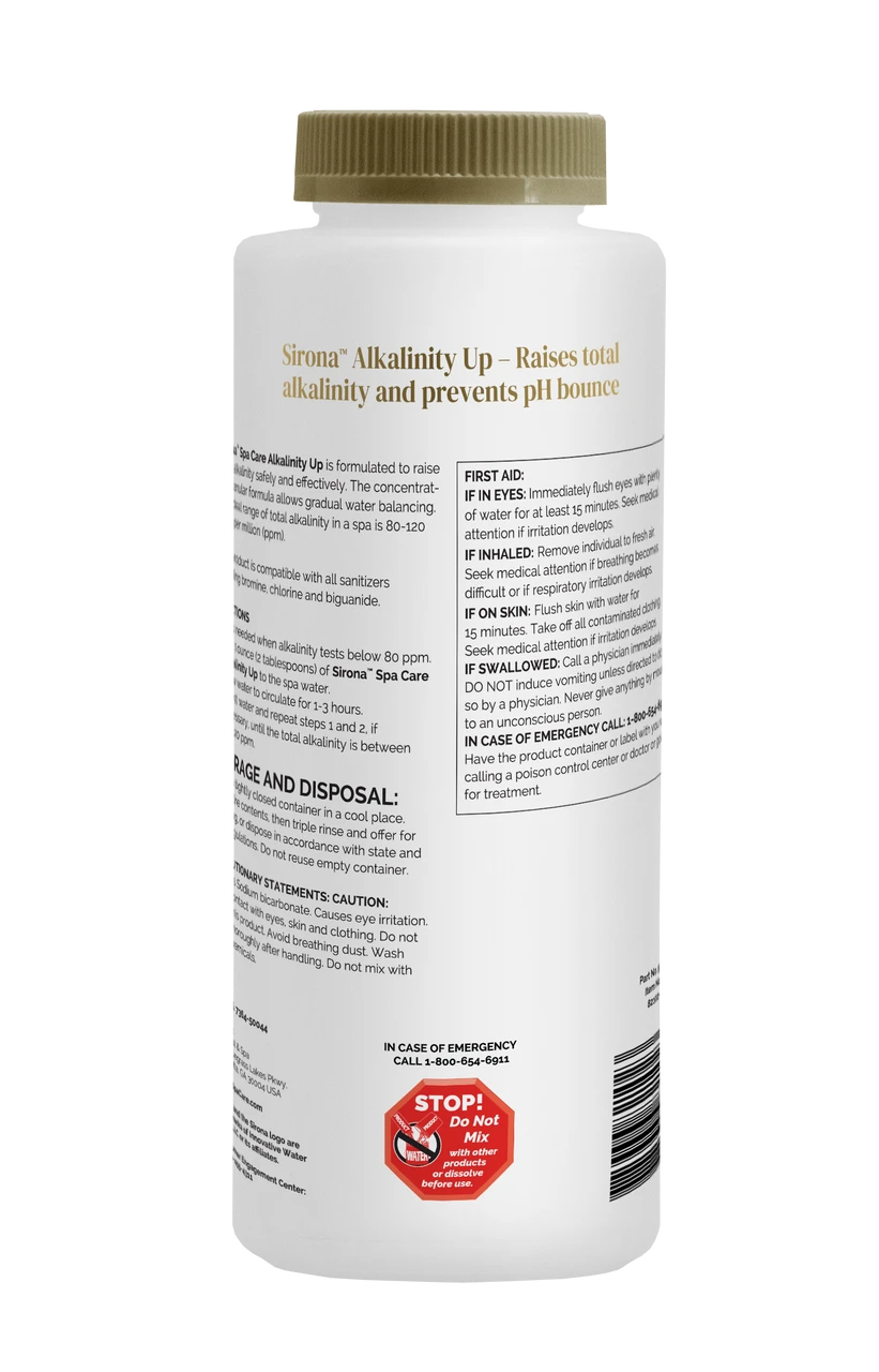 Sirona Spa Care Alkalinity Up 4 Sirona Spa Care Alkalinity Up - Image 2